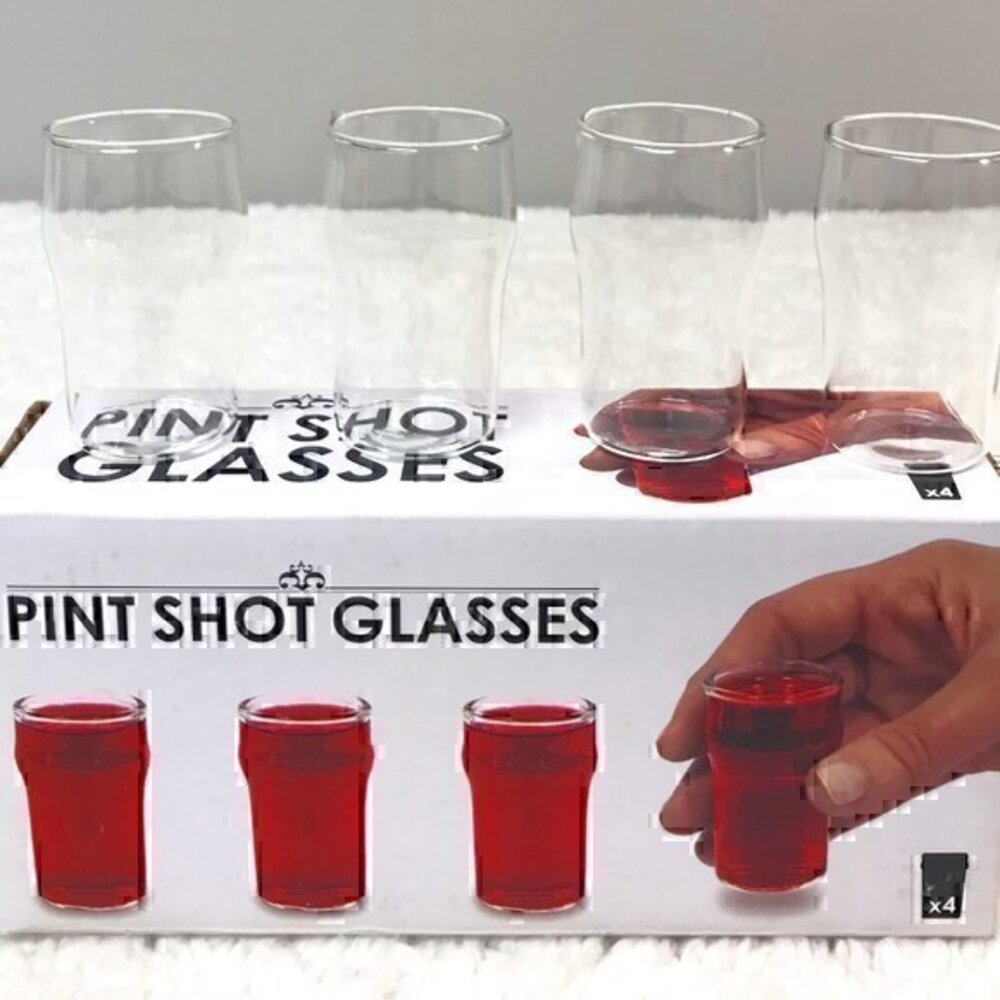 BLUW "Pint Shaped" Shot Glasses - Set of 4